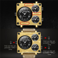 Men Watch MEGIR 2069 Waterproof Quartz Watches Men with Multiple Time Zone Causal Sport Military Watch 2019